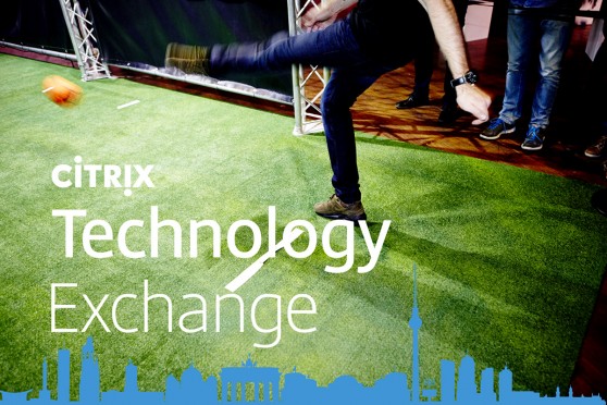 Fotoreportage auf einem Event fuer Citrix