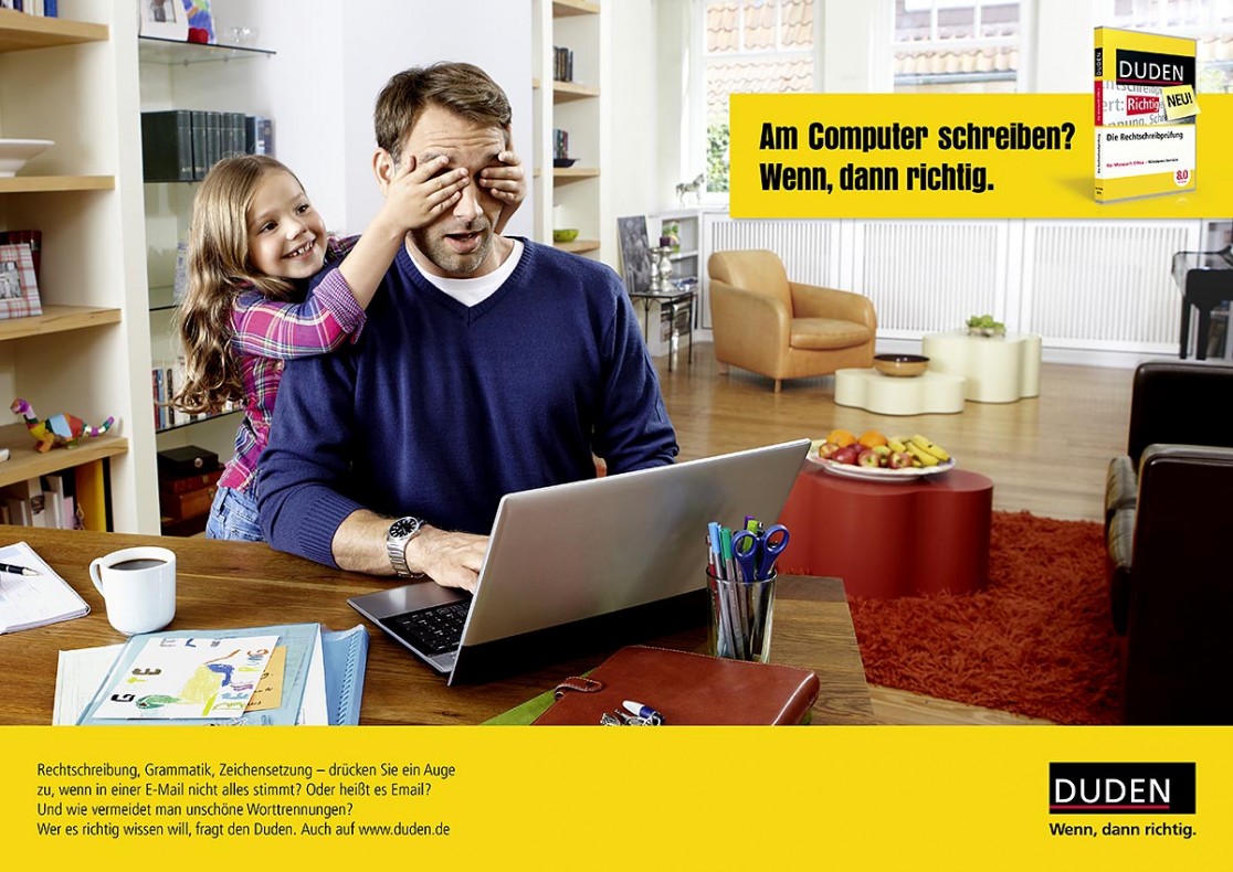 Werbefotografie für den Duden in Hamburg