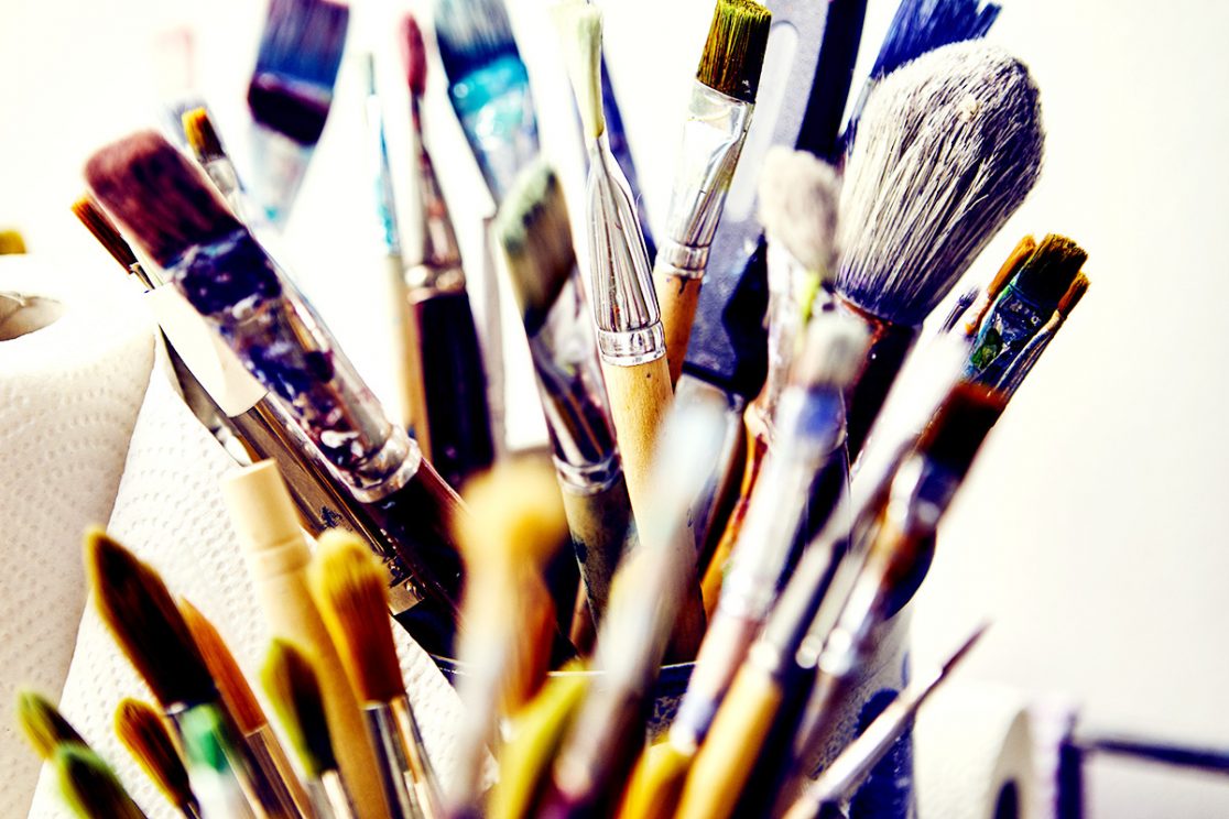 Pinselkollektion, Stilleben