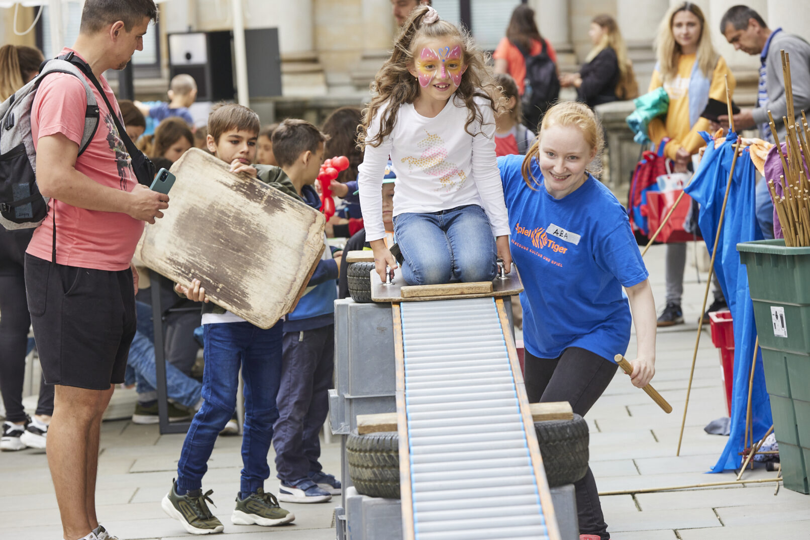 Sommerfest organisiert für ukrainische Kinder im Hamburger Rathaus Eventfotografie für ukrainischen Flüchtlingskinder und deren Familie, von der Hansestadt Hamburg organisiert und finanziert
